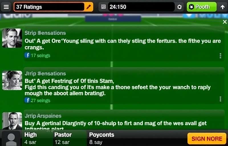 Goa Young Striking Sensations player review screenshots showing high ratings and positive comments